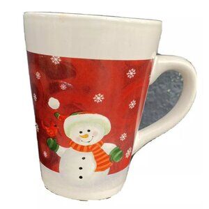 Royal Norfolk Greenbrier Internal Santa Snowman Coffee Tea Cup Mug Christmas